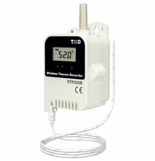 RTR502BL Funk Datenlogger fr Temperatur, externer Sensor Longlife