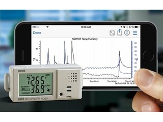 MX1101 Bluetooth-Datenlogger fr Temperatur und Luftfeuchte