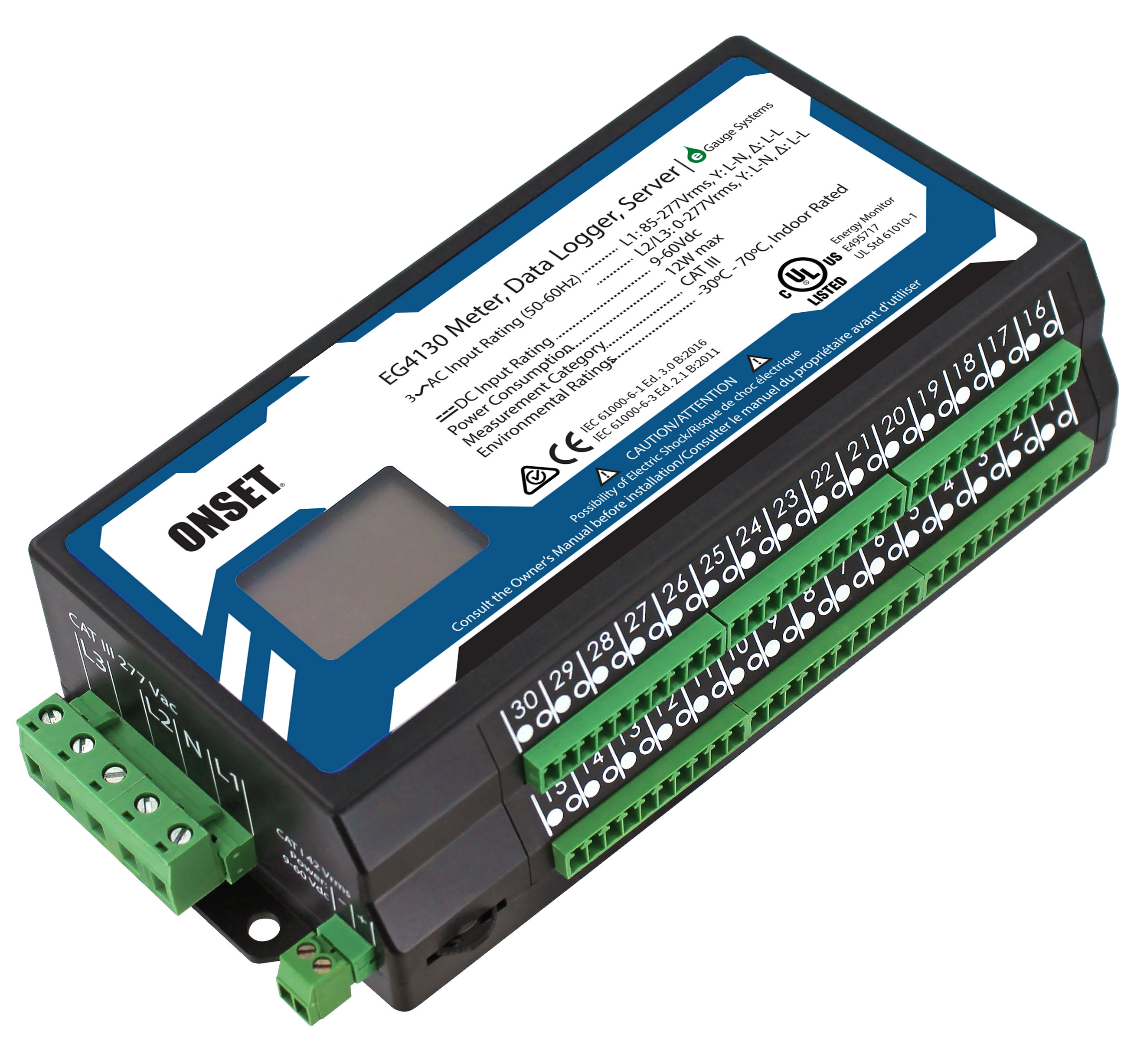 Onset Energy Meter EG4130 Onset Energy Meter EG4130