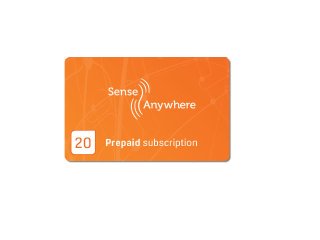 SenseAnywhere Credits für die Datennutzung