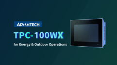 Der TPC-100WX - Robuster Panel-PC fr Energie- und Outdoor- Anwendungen