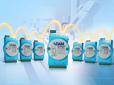 Die neuen IO-Module der Serie ADAM-6200 von Advantech setzen analoge und digitale Signale auf Ethernet um.