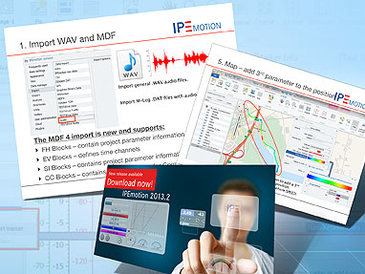 Die Version 2013.2.0 der IPETRONIK Messdaten-Erfassungssoftware IPEmotion bietet umfangreiche Funktionserweiterungen für optimierte Durchführung von Anwendungen und komplexen Messaufgaben.