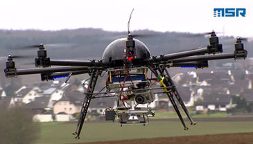 VideoCopter mit MSR165-Datenlogger. Bild  MSR