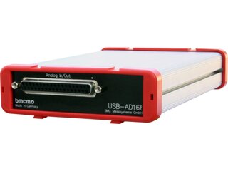 USB-AD16f: USB-Messadapter, 16 analog In 16Bit / 250kHz