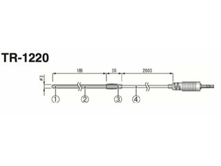 TR-71 U.W. externer Temperatur-Sensor mit Edelstahlgehuse