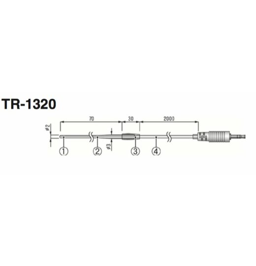 TR-71 U.W. externer Temperatur-Sensor