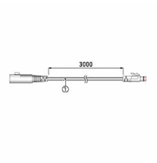 TR-2C30 Temperatur-Sensor Verlngerungskabel