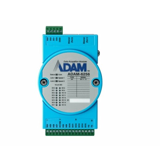 ADAM-6256: 16-Kanal Digital Ausgagsmodul isoliert, Modbus TCP