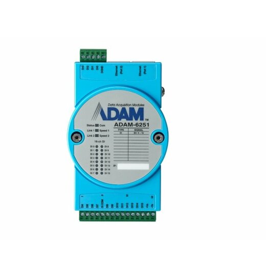 ADAM-6251: 16-Kanal Digital Eingagsmodul isoliert, Modbus TCP