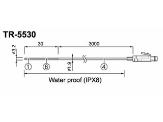 TR-52 externer Temperatur-Sensor, versenkbar