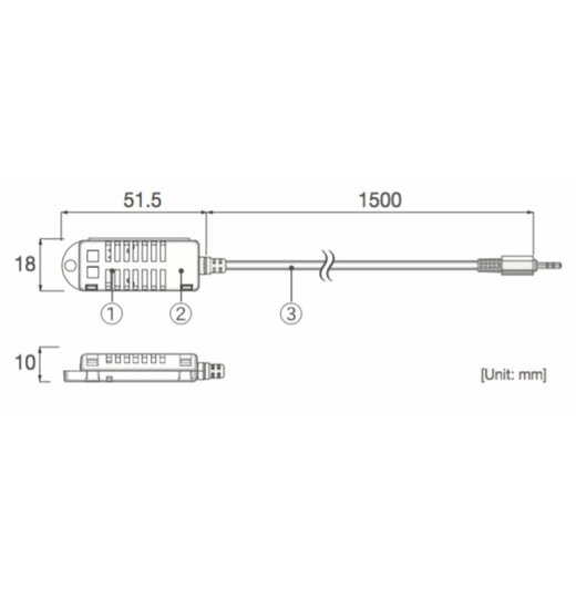 Ersatzsensor fr Temperatur und Feuchte