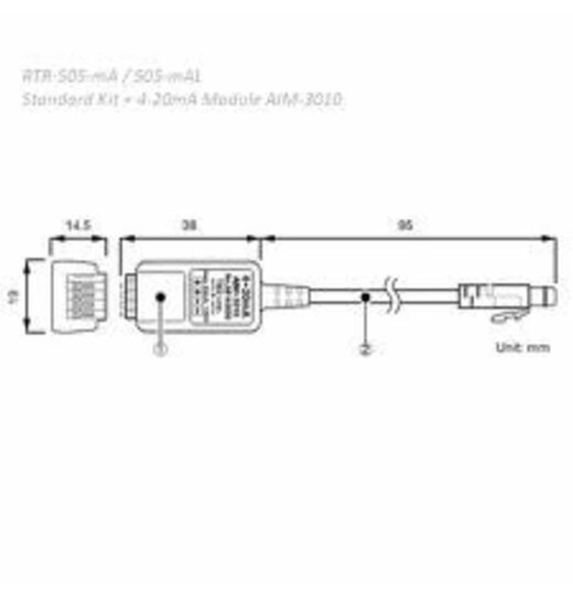 AIM-3010 Eingangsmodul 4-20mA fr Funk Datenlogger RTR505B