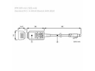 AIM-3010 Eingangsmodul 4-20mA fr Funk Datenlogger RTR505B