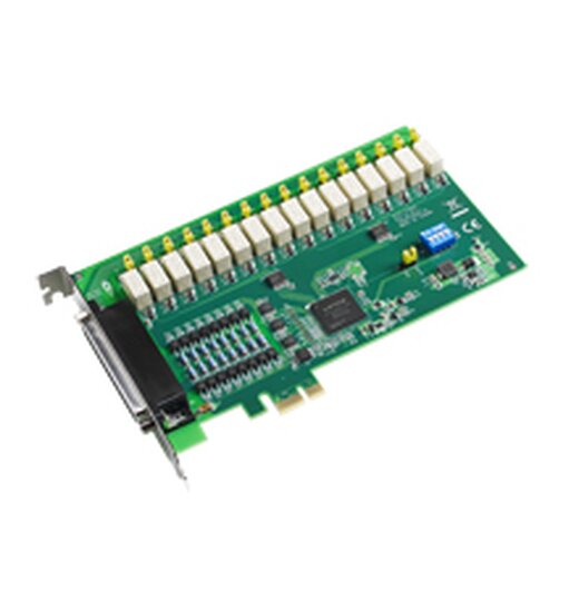 PCIE-1762H 16-Kanal-Relais und 16-Kanal-isolierter Digitaleingang PCIe-Karte