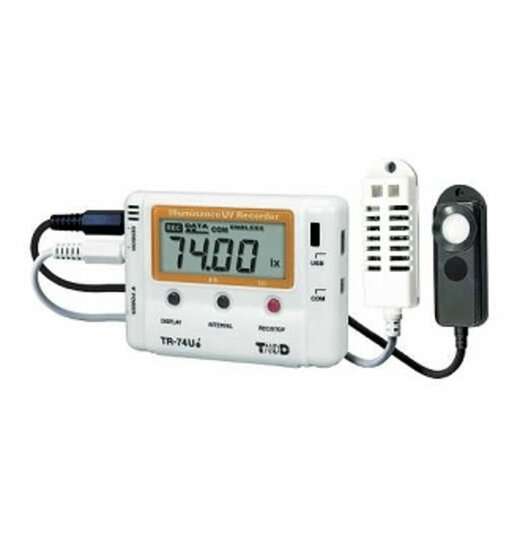 TR-74Ui Datenlogger fr Lichtintensitt, UV-Strahlung, Temperatur, Feuchte