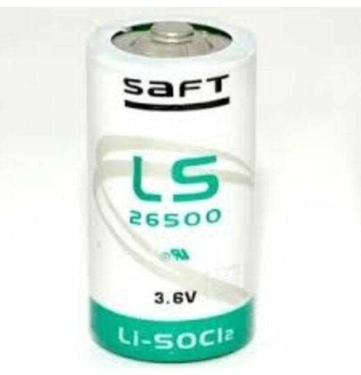 LS26500 Batterie fr Datenlogger, Li-Thionylchlorid, 3.6V 7.7Ah
