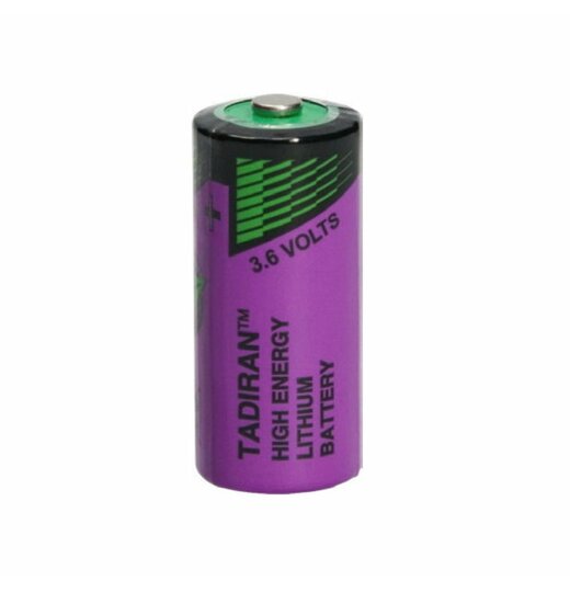 Batterie für Datenlogger, Li-Thionylchlorid 2/3AA, 3.6V 1,5 Ah
