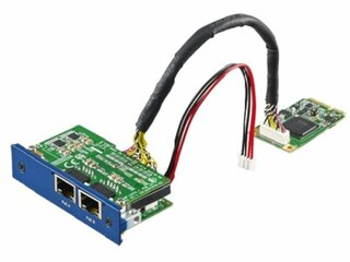 PCM-24R2PE: iDoor Modul, 2x GLAN, IEEE 802.3af PoE