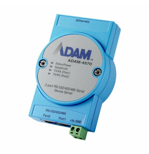 ADAM-4570L 2- Port RS-232 Serial Device Server