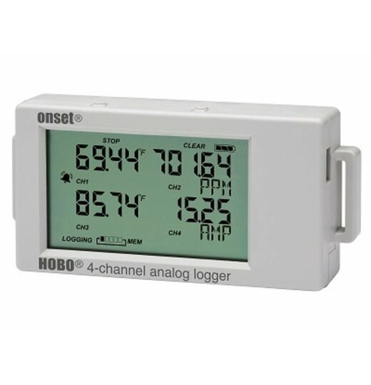 UX120-006M: 4-Kanal Analog-Datenlogger mit LCD Display