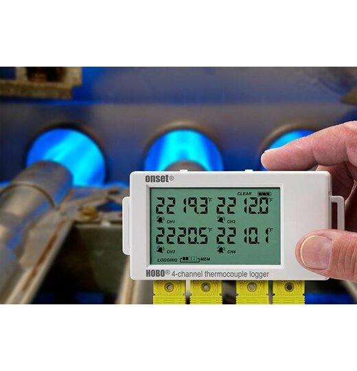 UX120-014M: 4-Kanal Temperatur-Datenlogger für Thermoelementfühler