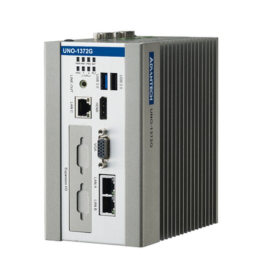 UNO-1372G Industrie Hutschienen-PC, Intel Atom Quad Core 1,91GHz