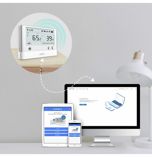 UbiBot WS1 Pro 2.4GHz WiFi und LTE Datenlogger