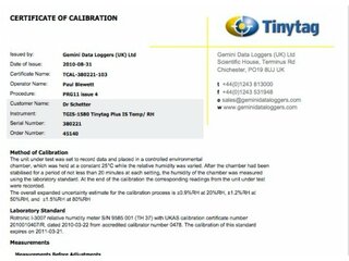 Kalibrierung und Wartung eines Tinytag CO2 Datenloggers