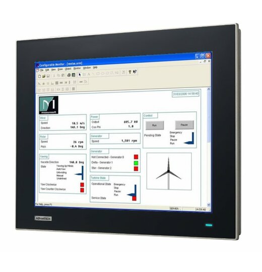 FPM-7151T-R3AE 15 Zoll XGA Industrie Touchscreen Monitor