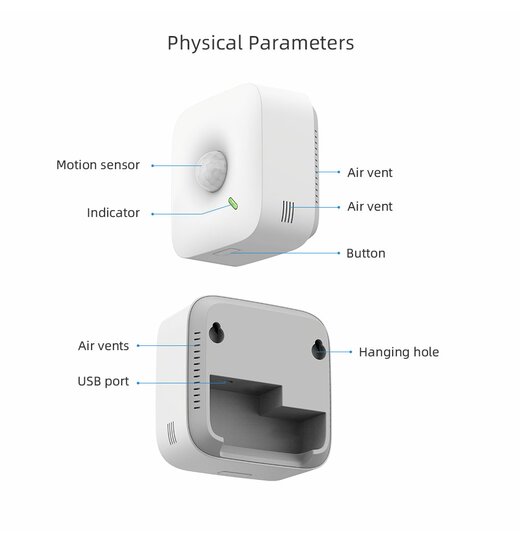 UbiBot MS1 Bewegungssensor WiFi