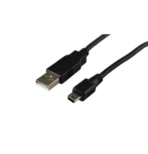 0,5 m Typ A - Mini B USB-Kabel
