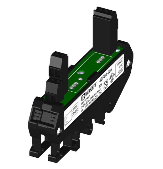 8BP01-205 1-Kanal DIN Backpanel | 5VDC ohne CJC