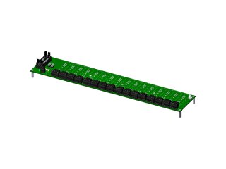 SCMPB02 Multiplexed 16-Kanal Backpanel