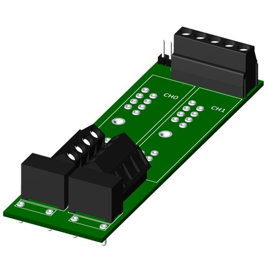 SCMPB04 Zweikanaliges Backpanel | Standard zweikanaliges Backpanel