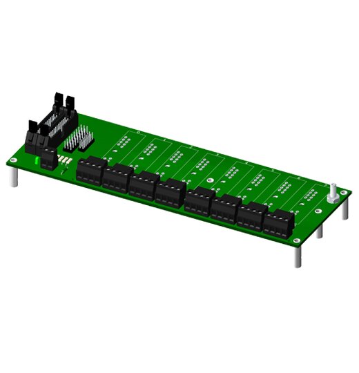 SCMPB05 Non-multiplexed 8-Kanal Backpanel | Standard Non-multiplexed 8-Kanal Backpanel