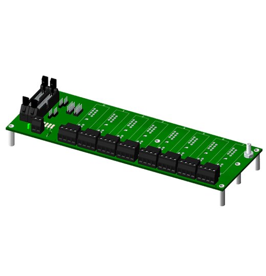 SCMPB06 Multiplexed 8-Kanal Backpanel