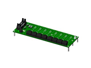 SCMPB06 Multiplexed 8-Kanal Backpanel