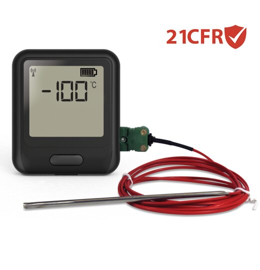 EL-WIFI 21CFR WLAN Temperatur-Datenlogger mit Display Cryo-Thermoelement Standard-Genauigkeit