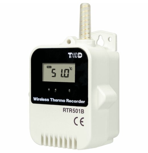 RTR501BL Funk Datenlogger für Temperatur, interner Sensor Longlife