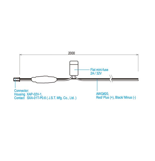 DC Adapter-Kabel fr RTR500MBS