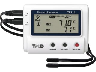 WLAN Datenlogger TR71A: mit zwei Temperatursensoren