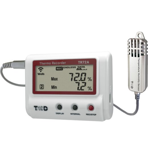 TR72A-S WLAN Datenlogger fr Temperatur und Luftfeuchte (hochprzise)