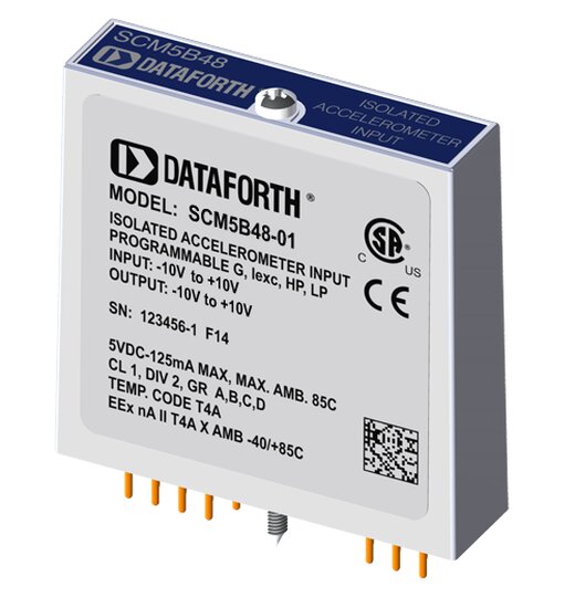 SCM5B48-01 Beschleunigungsmesser Eingangsmodule | Eingang 10V | Ausgang 10V