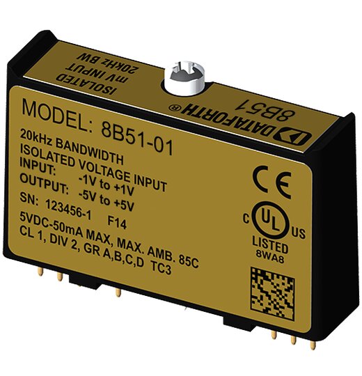 8B51 Spannungseingangsmodule, 20kHz Bandbreite