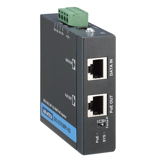 EKI-2701MPI-5G Mega PoE-Injektor mit mehreren Datenraten