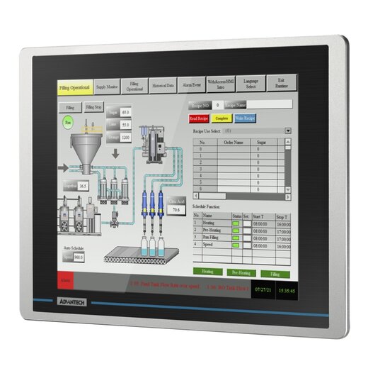 WOP-212K 12 Zoll XGA HMI-Operator-Panel mit HMINavi Software