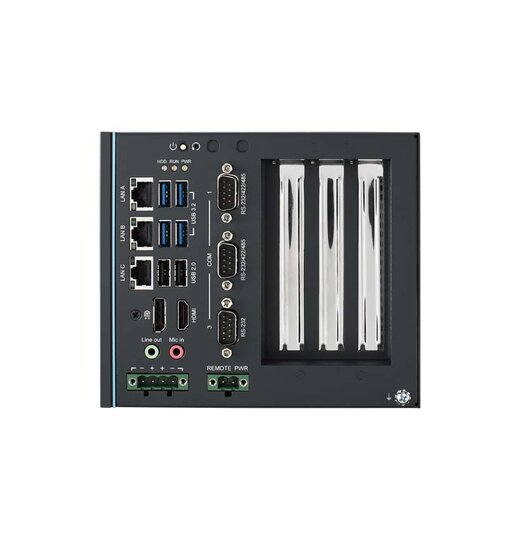 UNO-348 kompakter Embedded Edge Controller mit Intel CPU der 10. Generation 1 x PCIe x16, 2 x PCI