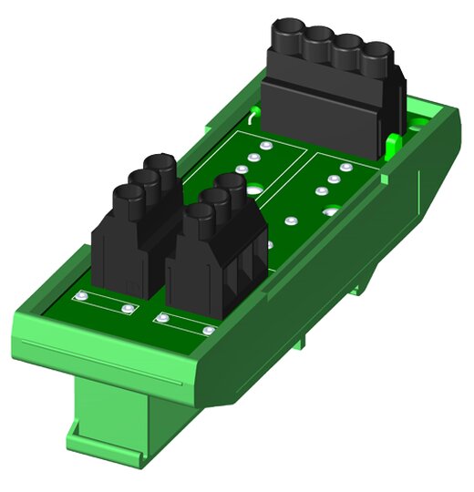 SCM7BP02-DIN 2-Kanal Bachpanel DIN