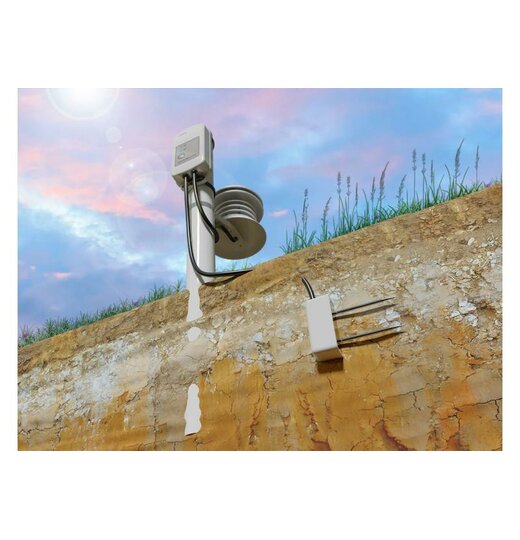 MX2307 wetterfester Datenlogger fr Bodenfeuchte und Temperatur